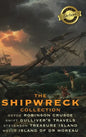 The Shipwreck Collection (4 Books): Robinson Crusoe, Gulliver's Travels, Treasure Island, and The Island of Doctor Moreau (Deluxe Library Edition) - Hardcover