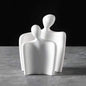 Simple Modern Black And White Geometric Ceramic Vase Ornaments