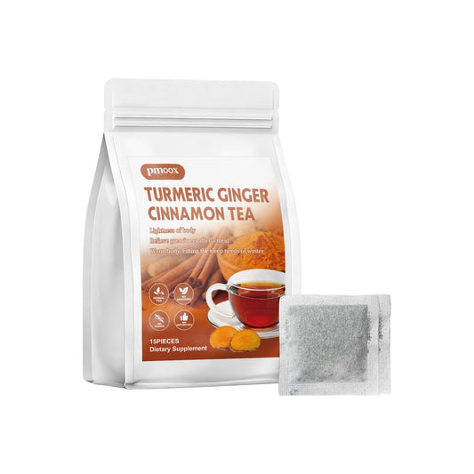 Turmeric Ginger Cinnamon Tea – Golden Anti-Dullness Herbal Blend