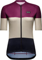Gorewear Spirit Stripes Jersey - Purple/Beige Women's Large 12/14