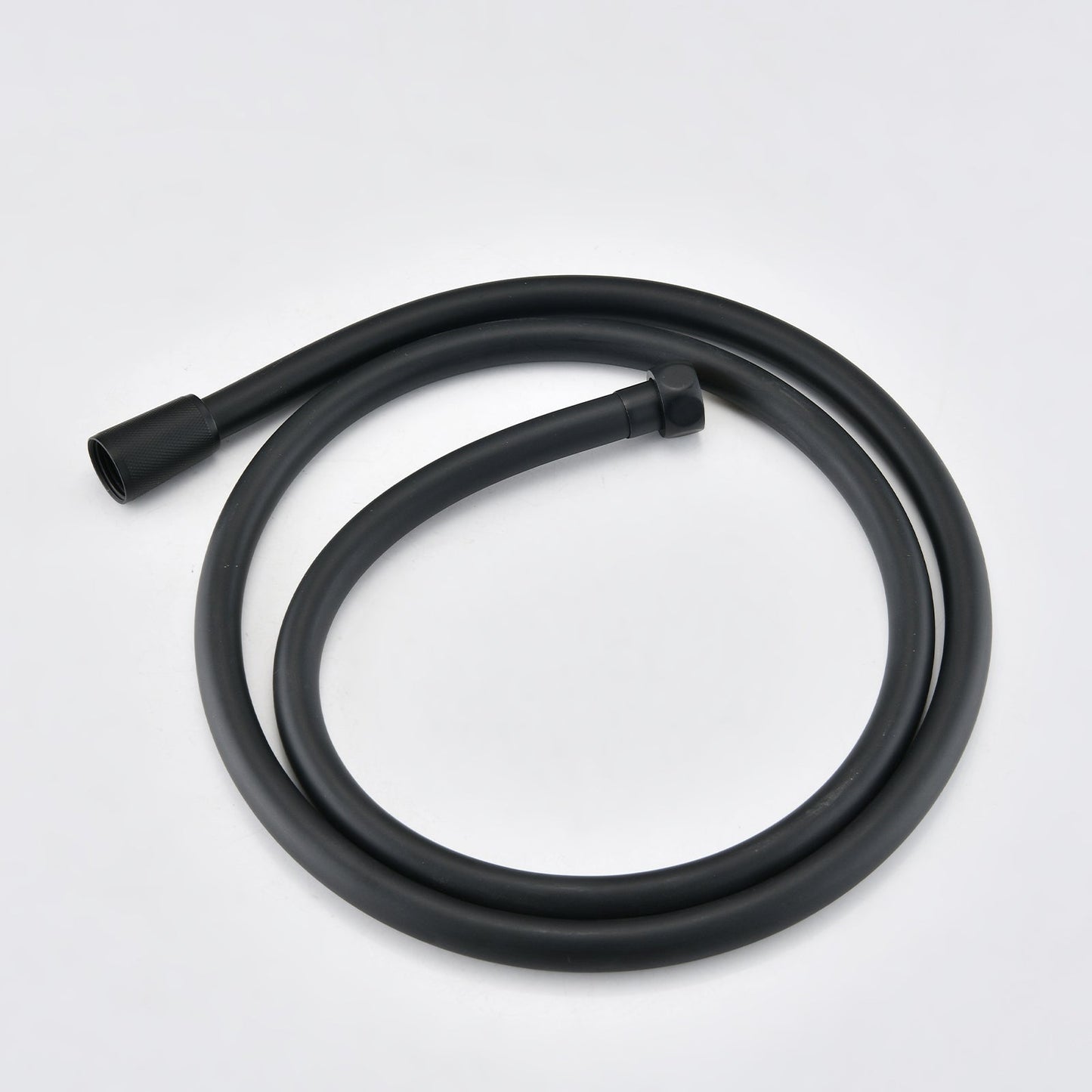 Modern Style Matte Black Wall Mount Tub Filler Bathtub Faucet Shower Set