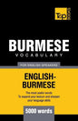 Burmese vocabulary for English speakers - 5000 words - Paperback