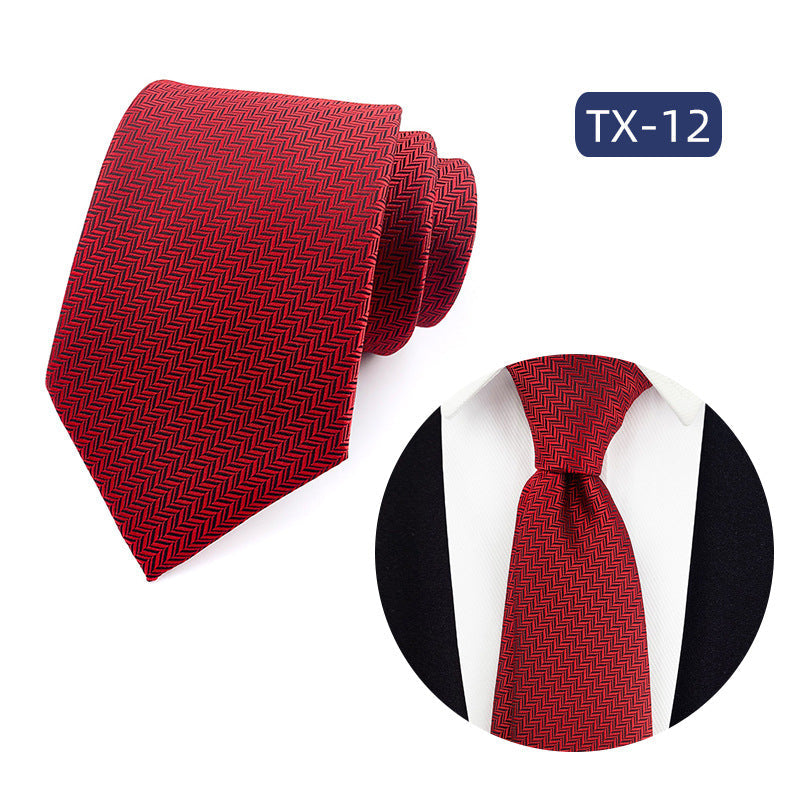 Mens Jacquard Woven Business-casual Tie
