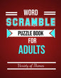 Word Scramble Puzzle Book for Adults: Fun Activity Games for Adult Large Print, Jumble Word Games, Word Scramble for Adults & Seniors with Solutions - Paperback