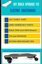 DIY Build Upgrade Fix Electric Skateboard - Paperback