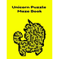 Unicorn Puzzle Maze Book - Paperback