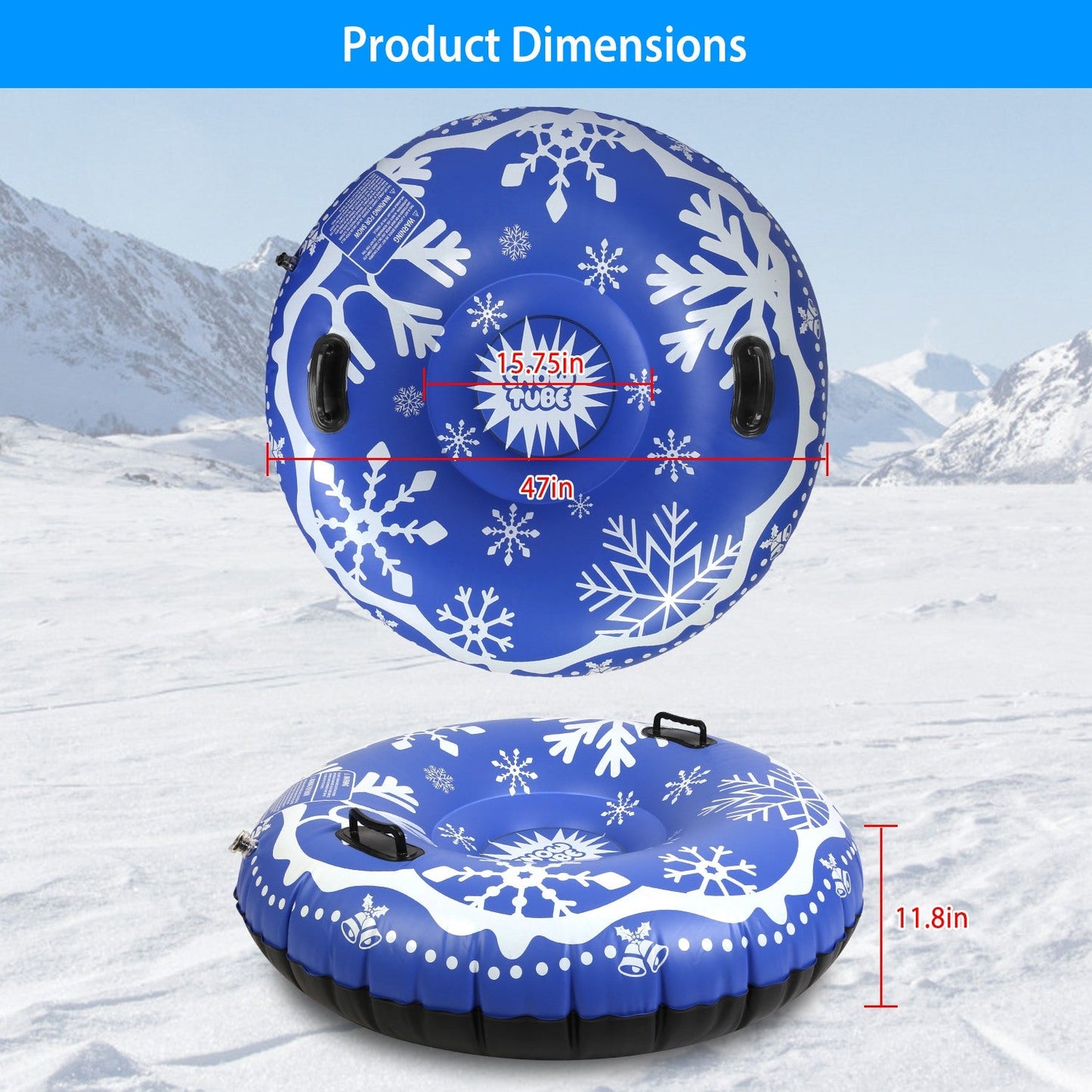 GBruno 47in Inflatable Snow Tube
