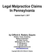 Legal Malpractice Claims In Pennsylvania - Paperback
