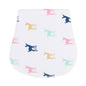 Children's breastfeeding and sweat-absorbent towel bib