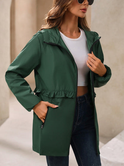 Waterproof Hooded Windbreaker Jacket