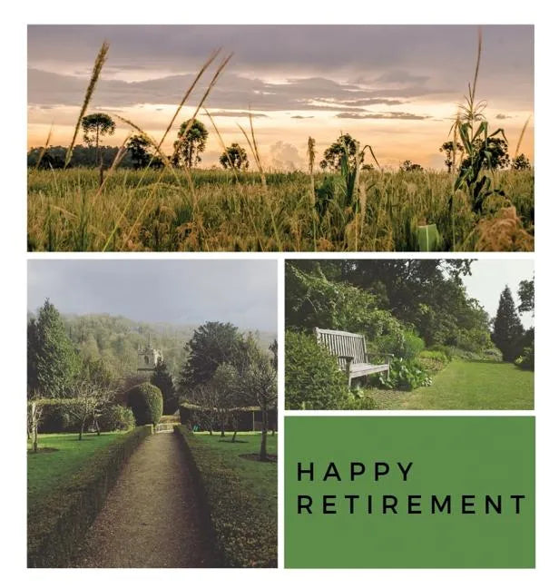 Happy Retirement Guest Book (Hardcover): Guestbook for retirement, message book, memory book, keepsake, retirement book to sign - Hardcover