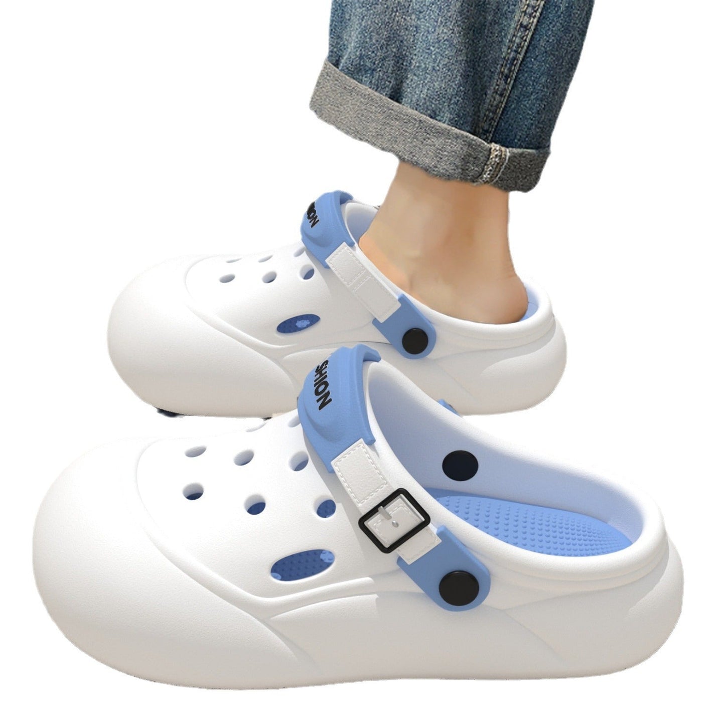 Non-slip Deodorant Thick-soled Mens Outdoor Clog Sandals
