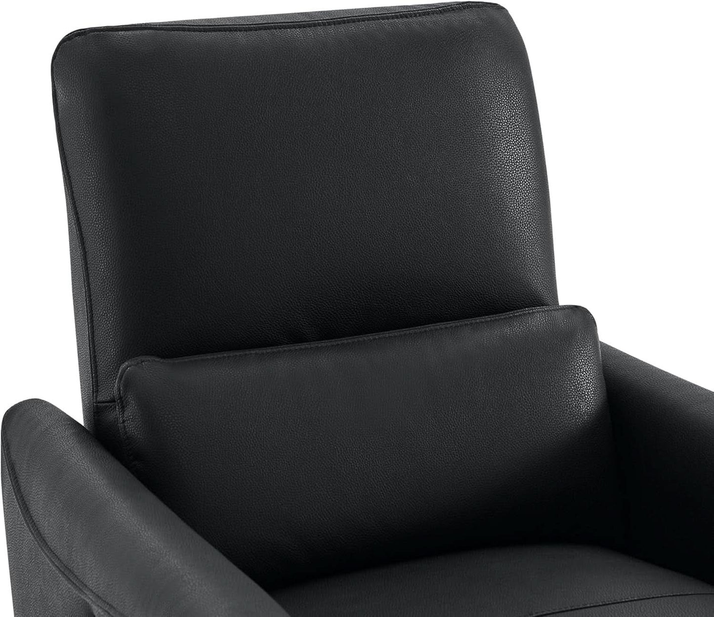 Power Recliner Chair USB Charging Lumbar Support Black