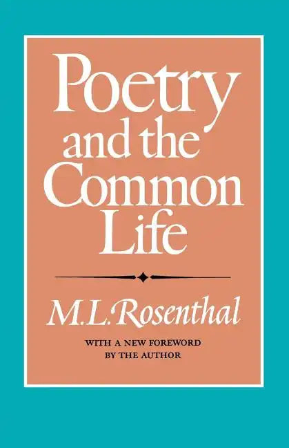 Poetry and the Common Life - Paperback