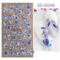 5D Three-dimensional Relief Nail Sticker