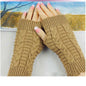 Women's Popular Winter Fingerless Gloves Warm