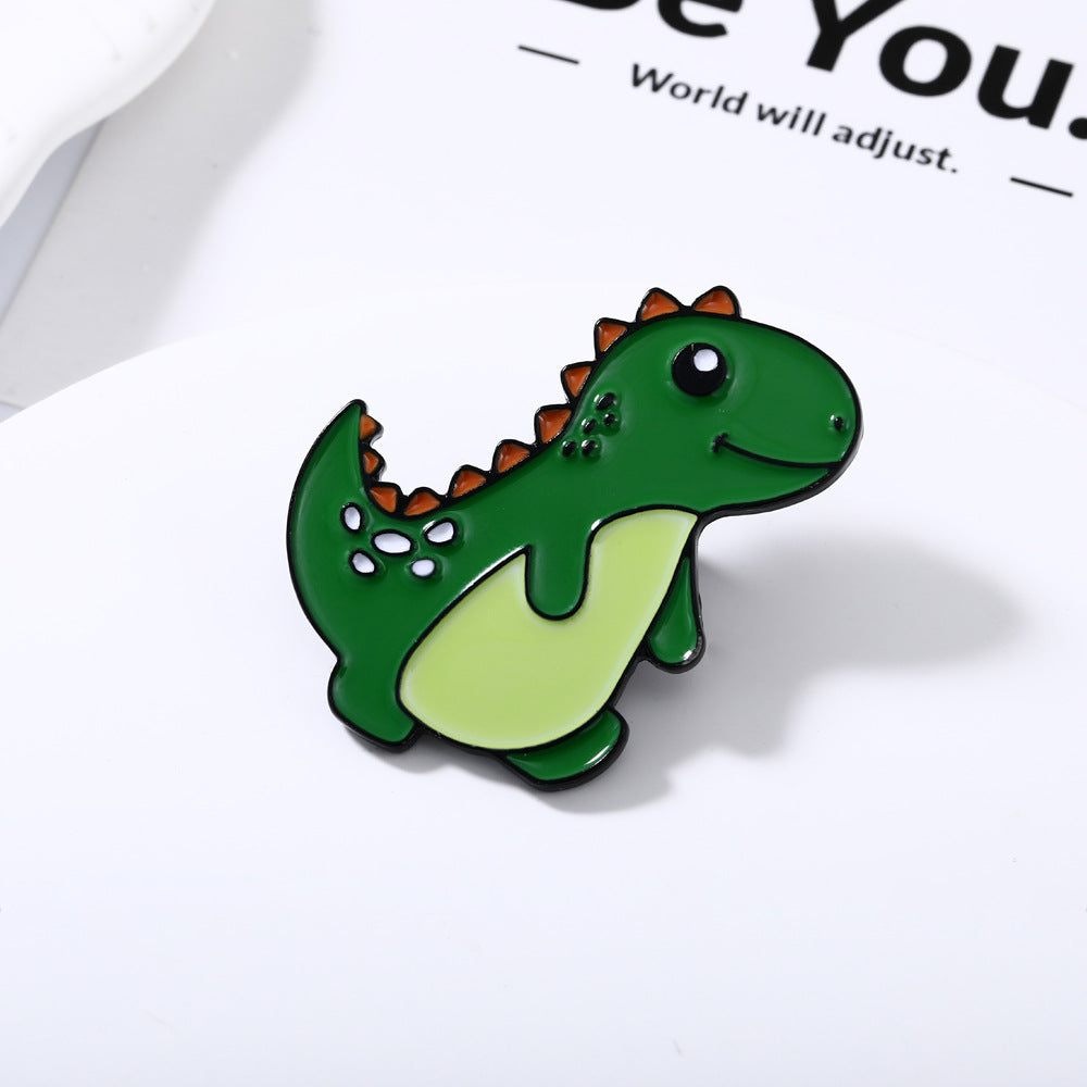 Cartoon Creative Cute Mini Dinosaur Brooch