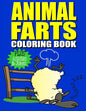 Animal Farts: Funny Farting Animals Coloring Book & Fart Activity Book For Kids: Includes Fart Jokes & Word Search Puzzles: Great Gi - Paperback