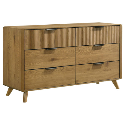 Bennett 5-piece Eastern King Bedroom Set Light Oak
