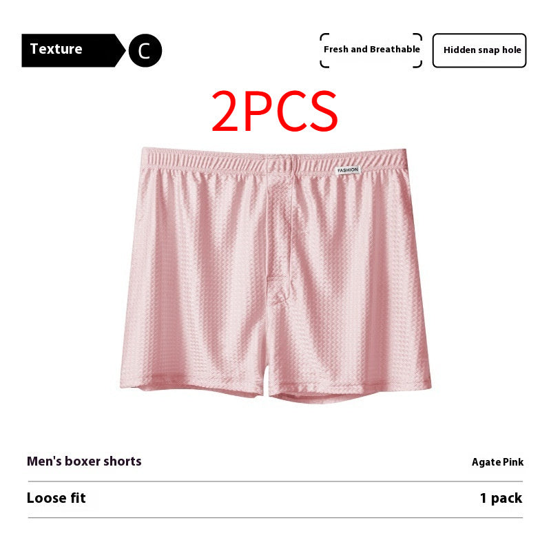 Ice Silk Arrow Pants Nylon Ice Silk Men's Boxers