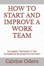 How to Start and Improve a Work Team: Successful Teamwork in the Competitive Business Environment - Paperback