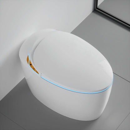Unique Smart Toilet with Bidet Built In, Intelligent One Piece Toilet For Mod...