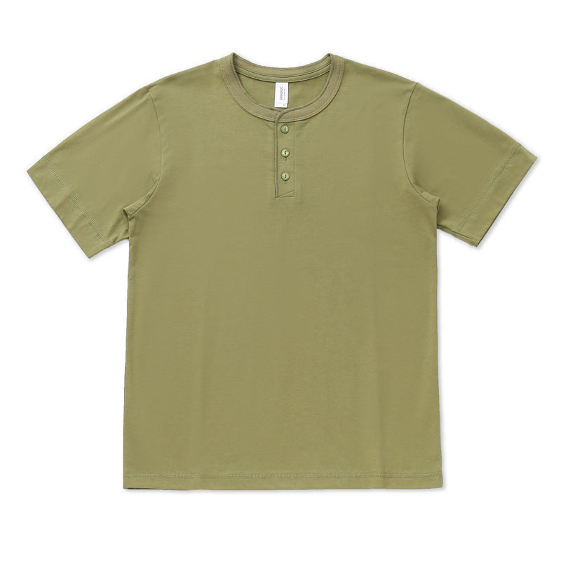Men's Mandarin-collar Long-sleeve Shirt