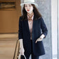Women's Plus Size Small Blue Suit Jacket