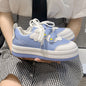 Student Sports Shoes Female Japanese All-match Girl Purple Powder