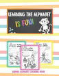 Learning the alphabet is fun!: Animal Alphabet Coloring Book for preschool (Ages 3-7) - Paperback