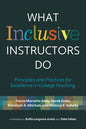 What Inclusive Instructors Do: Principles and Practices for Excellence in College Teaching - Paperback