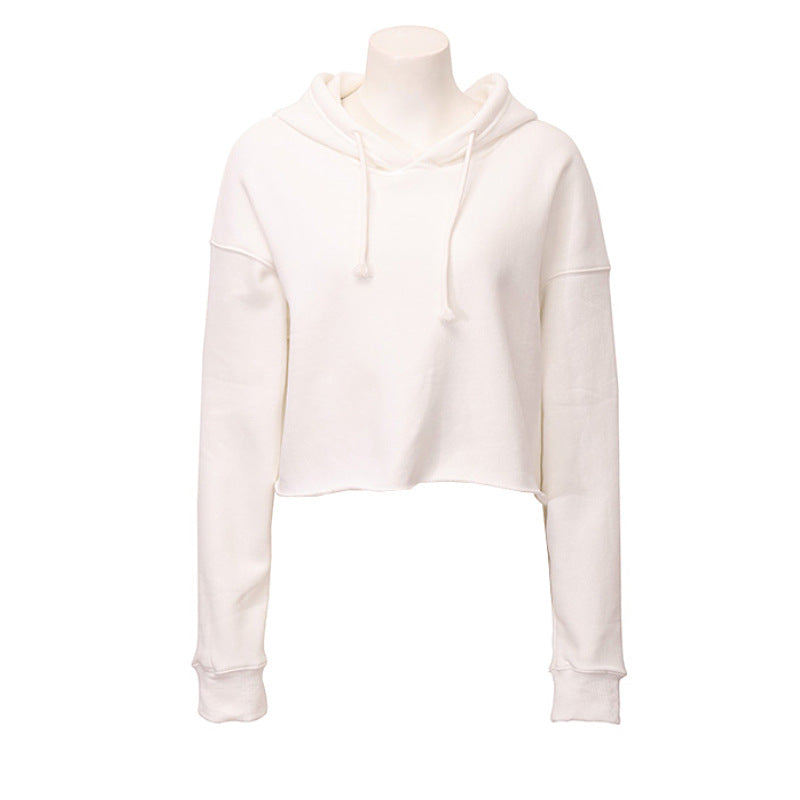 Womens Long Sleeve Fleece Lined Sports Hoodie