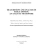 Measurement and Analysis of Public Opinion: An Analytic Framework - Paperback