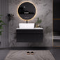 31.5 Inches Floating Single Small Bathroom Vanity with Sink