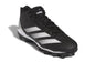 adidas Mens Adizero Impact.2 Spark Molded Football Sneaker Black/White/Black 9.5