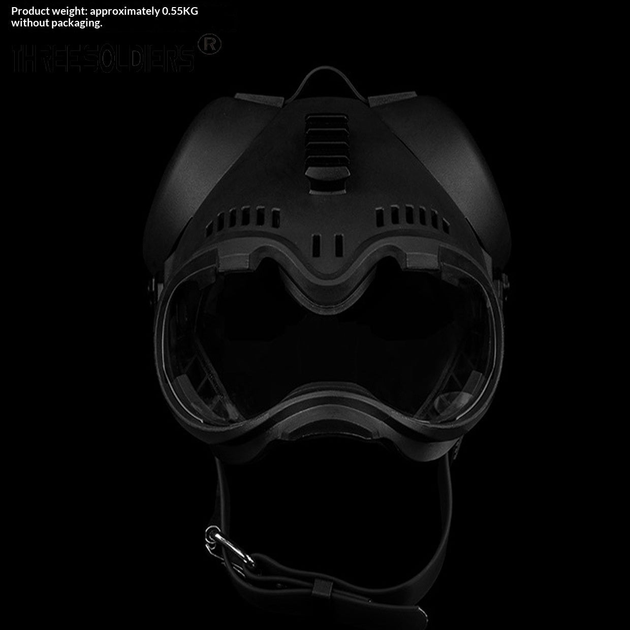 K9 Tactical Canine Head Mask Training Goggles Protective Face Shield