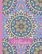 Geo-Mandala: 50+ Unique Geometric and mandala pattern large print adult coloring book for relaxation and stress relief: An Adult Co - Paperback