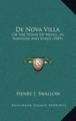 de Nova Villa: Or the House of Nevill, in Sunshine and Shade (1885) - Hardcover