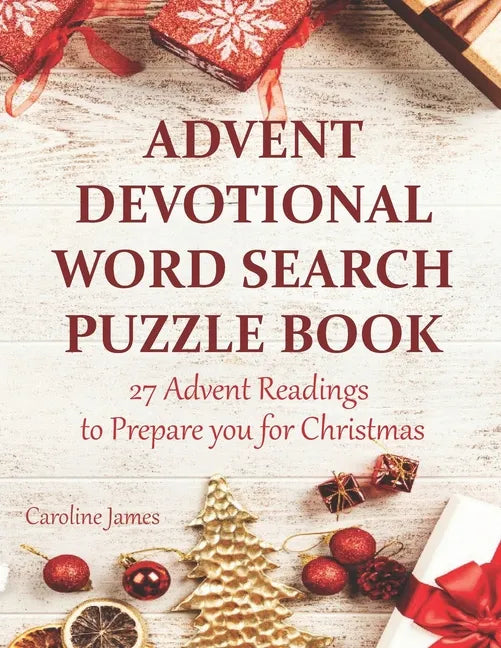 Advent Devotional Word Search Puzzle Book: 27 Advent Readings to Prepare you for Christmas - Paperback