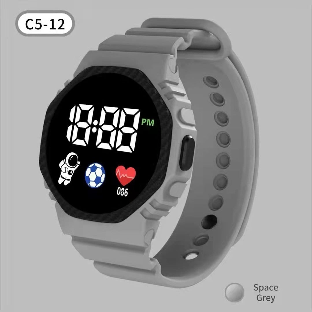 Square Electronic Watch Student Watch
