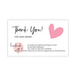 Thank You Card Coated Paper Card Thank You Gift Card Wrapping Card