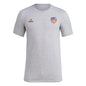 adidas Mens Size Short Sleeve Pre-Game T-Shirt Medium Grey Heather/Fc Cincinnati XX-Large Tall