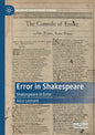 Error in Shakespeare: Shakespeare in Error - Paperback