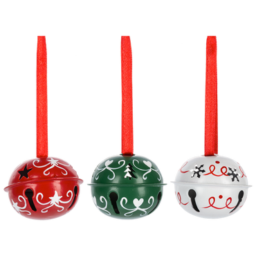 Christmas Jingle Bell Boxed Ornaments - 6 Piece