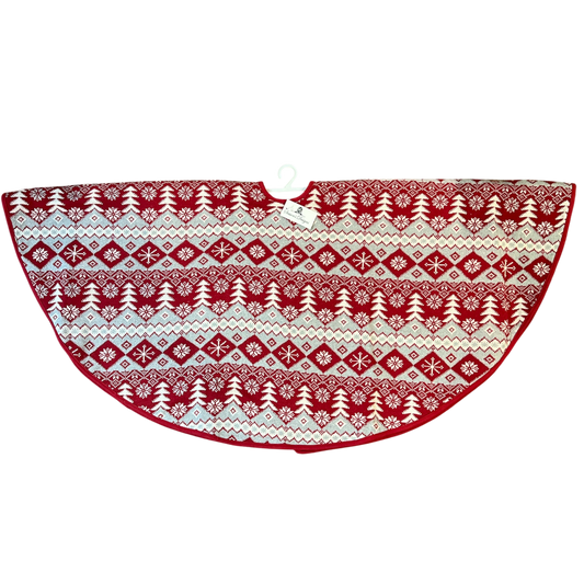 Christmas Sweater Pattern Tree Skirt