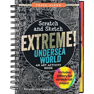 Scratch & Sketch Extreme Undersea World (Trace Along): An Art Activity Book - Spiral