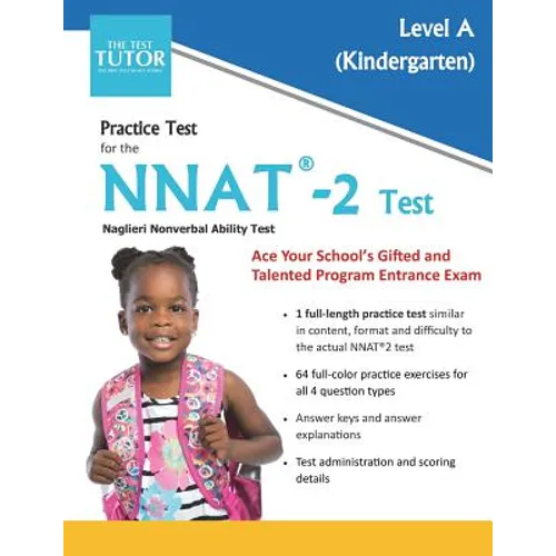 Practice Test for the NNAT 2 - Level A - Paperback