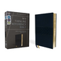 Niv, Thinline Reference Bible (Deep Study at a Portable Size), Leathersoft, Navy, Red Letter, Comfort Print - Imitation Leather