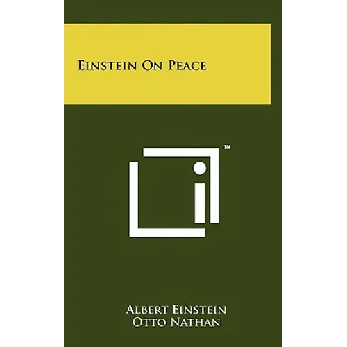 Einstein On Peace - Hardcover