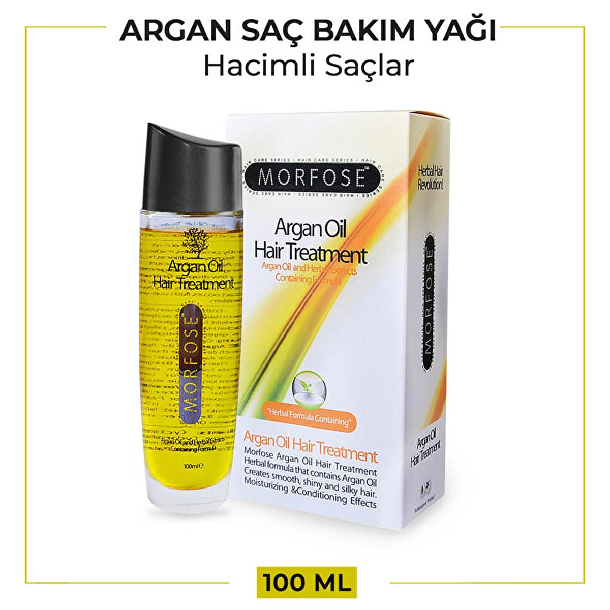 Morfose Luxury Hair Care Argan Oil 100ml - Nourishing Hair Care Oil for Dry & Damaged Hair
